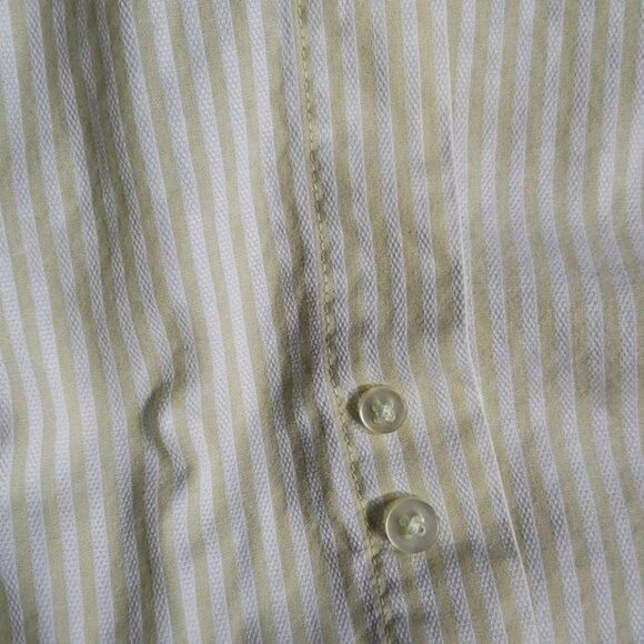 Vintage Oscar de La Renta Menswear Yellow Striped Shirt - Picture 9 of 10